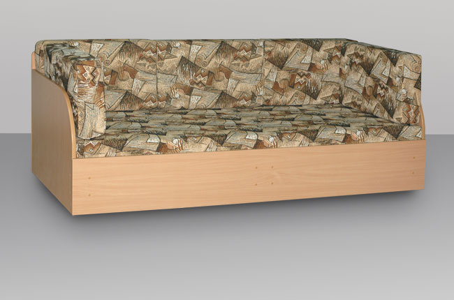 Диван-кровать Тёща-2М двухспальная софа с ящиком для белья, корпусом из ламинированной ДСП.
