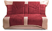 Диван кровать Август имеет съемный чехол, металлические каркас и спинку.