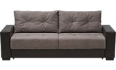 Хлоя - недорогой и надёжный диван-еврокнижка. На фото ткани 2-й категории: Вельвет-8 и Сонтекс-Амбер