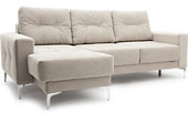 Угловой диван Джерси-6 ткань Амиго - Крем 1 категория, левое прилежание - L.