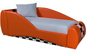Детский диван Гонщик-1 стильный дизайн, комфортное спальное место, привлекательная ценна.