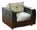 Угловой диван Адель можно укомплектовать креслом для отдыха. Габариты кресла Адель 105х83 см.