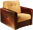 Кресло-кровать Анкара оборудовано механизмом трансформации аккордеон.