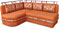 Угловой диван Бриз габаритные размеры 160х206 см. На фото прилежание - L - левое.