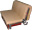 Каркас дивана Сидней изготовлен из металла. Вид без внешнего чехла, чехол матраса съёмный.