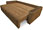 При трансформации в кровать диван Карнавал-2 образует комфортное спальное место 150х200х45 см.