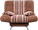 Кресло для отдыха Лион. Габариты 105х95 см.