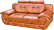 Оригинальный дизайн  отличает диван Онда от большинства еврокнижек.  Ис.кожа - Орегон Антик 39.
