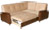 Размер спального места при трансформации углового дивана Шансон в кровать составит 138х198 см.