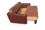 В диване София оборудован вместительный,  ящик для хранения белья, поверхность ящика ламинированная.