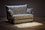 При трансформации дивана Стиль в кровать образуется  спальное место длиной 200 см.  Фото ткань Фондю